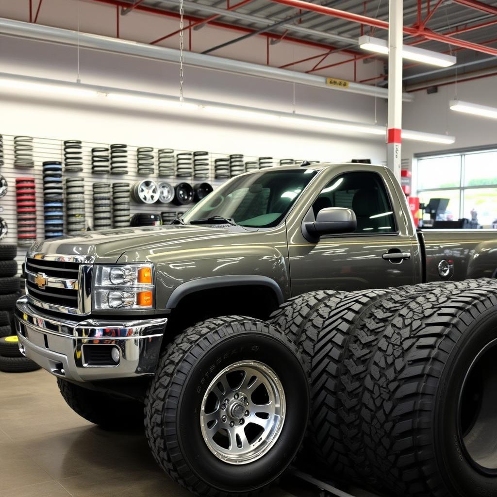 Custom Parts & Accessories — lifted truck insurance coverage